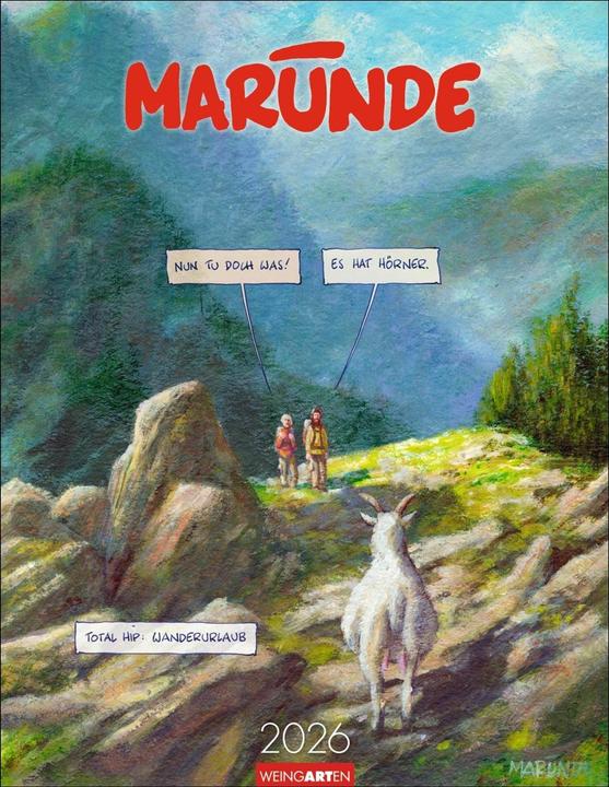 Produktbild Marunde Kalender 2026 (34 x 44 cm, Harter Einband, Deutsch)
