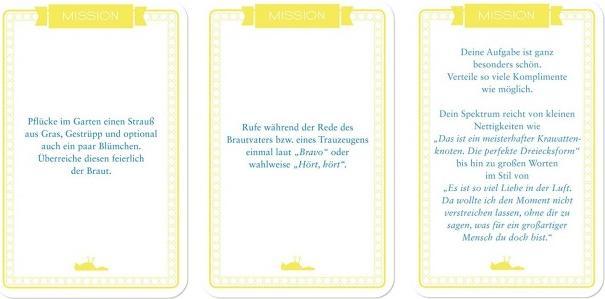 Produktbild Chaoskarten Hochzeit 51 Missionen