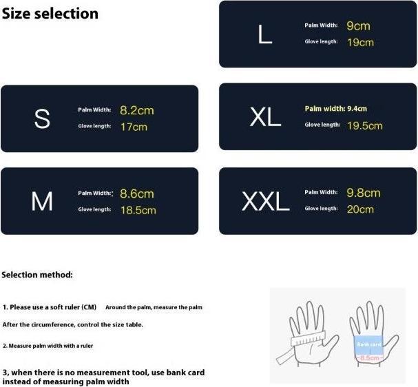 Actual product image Mu Sport Velohandschuhe mit atmungsaktivem Mesh-Gewebe (L)