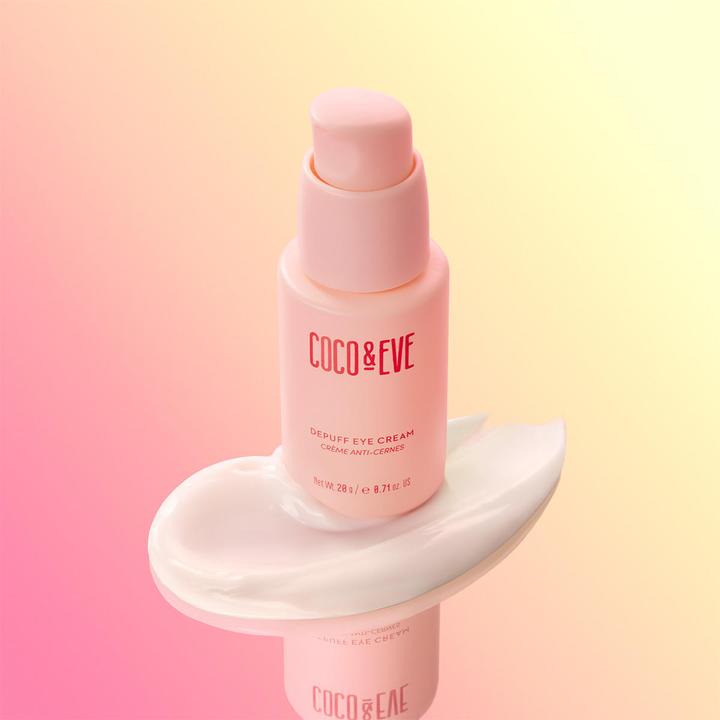 Actual product image Coco & Eve Depuff Eye Cream for Puffiness, Dark Circles & Wrinkles 0.71 fl oz (20 ml, Day + Night)