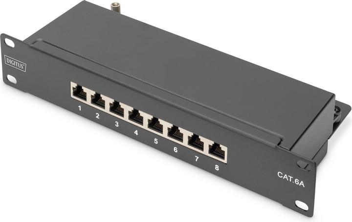 Digitus Cavo patch CAT 6A, classe E Patch, schermato, nero