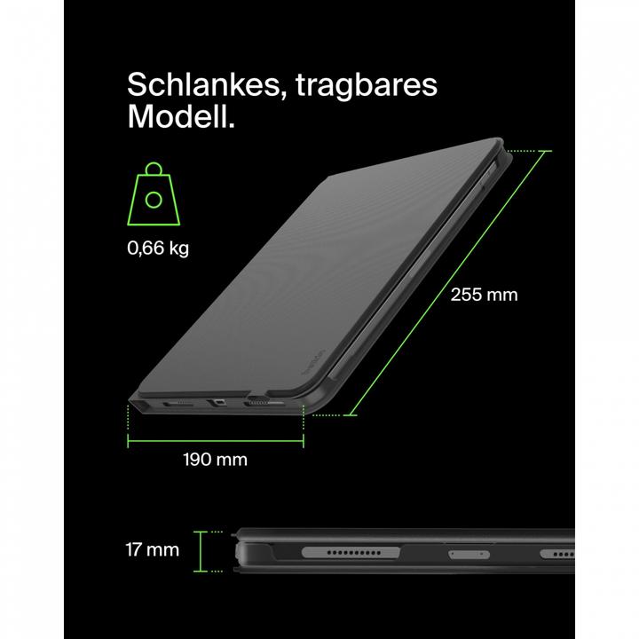 Actual product image Belkin Everyday Tastatur + Hülle iPad 10. Generation BBZ001de-v3 (DE)