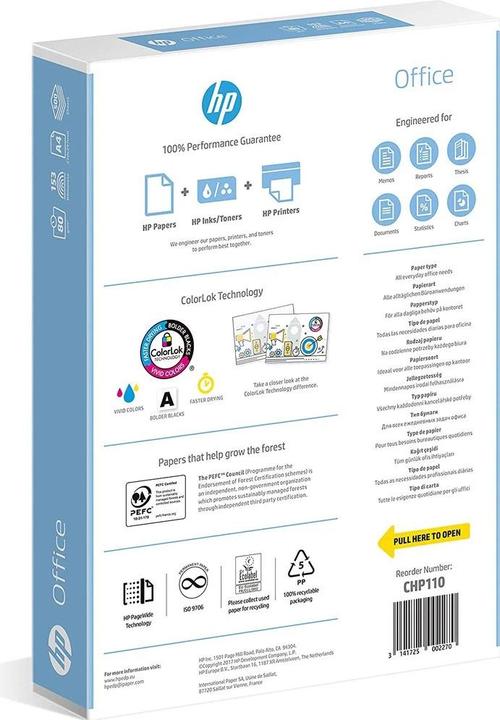 Actual product image HP Office (80 g/m², 500 x, A4)