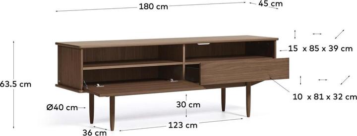 Actual product image Kave Home Carolin (45 x 180 cm)