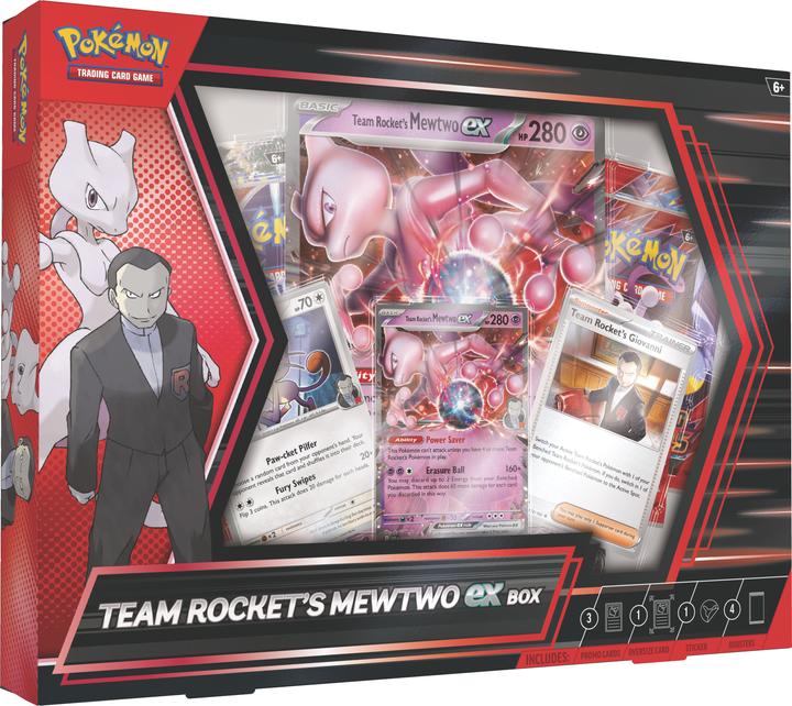 Pokémon P-EN Mewtwo ex scatola del Team Rocket (Inglese, Box Set e Collezione)