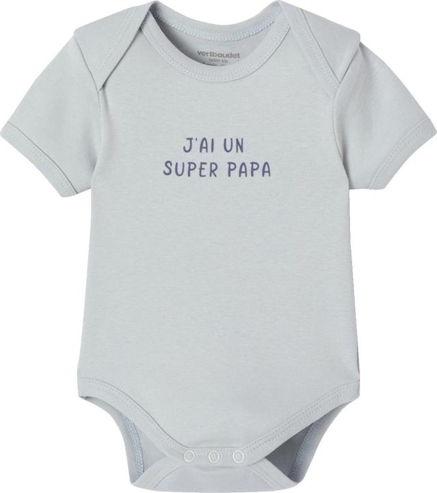 Actual product image Vertbaudet Bio-Kollektion: 5er-Pack Baby Kurzarm-Bodys in Geschenkbox (80)