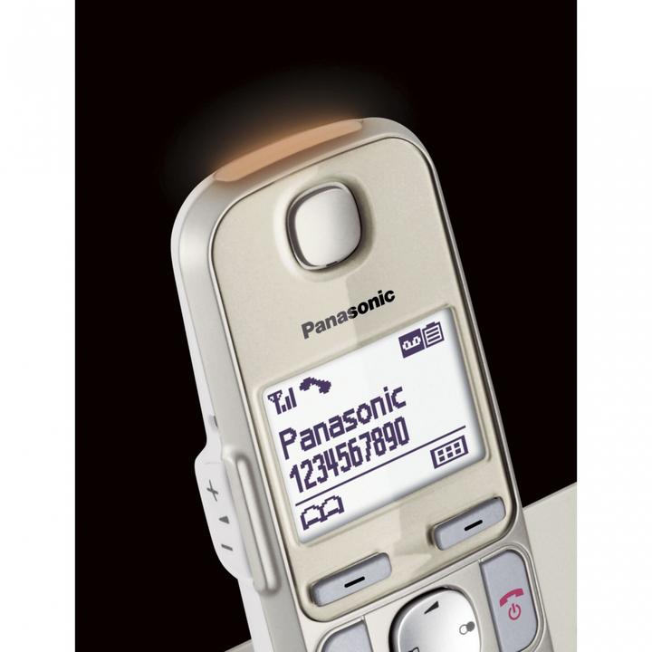Produktbild Panasonic KX-TGE262GN Duo Champagner