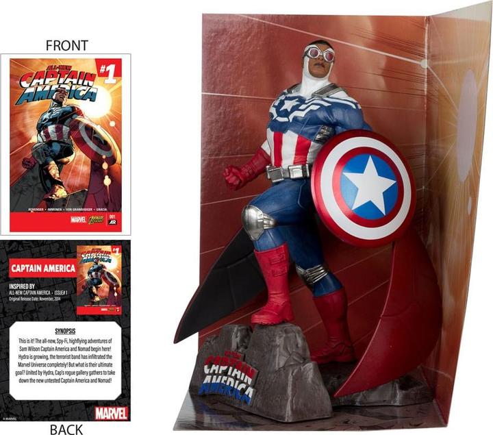 Produktbild McFarlane Marvel Collection PVC Statue 1/10 Captain America (All-New Captain America #1) 17 cm