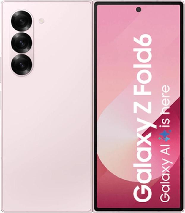 Actual product image Samsung Z Fold 6 5G 1TB Pink (1000 GB, Pink, 7.60", Dual SIM, 49.94 Mpx, 5G)