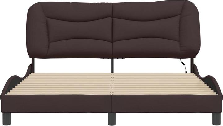 Actual product image VidaXL Bed frame with LED fabric (160 x 200 cm)