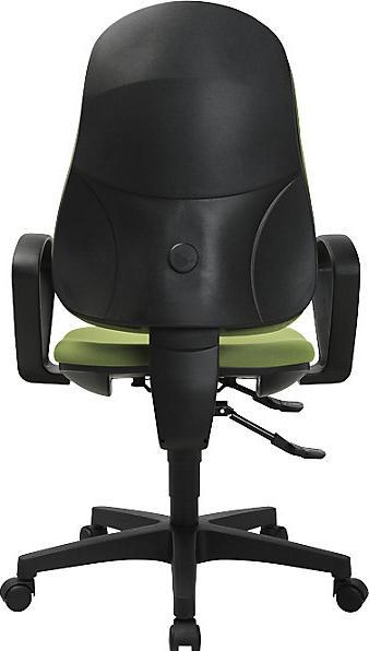 Actual product image Topstar SUPPORT SY ergonomic swivel chair, with arm rests, synchronous mechanism, sage.