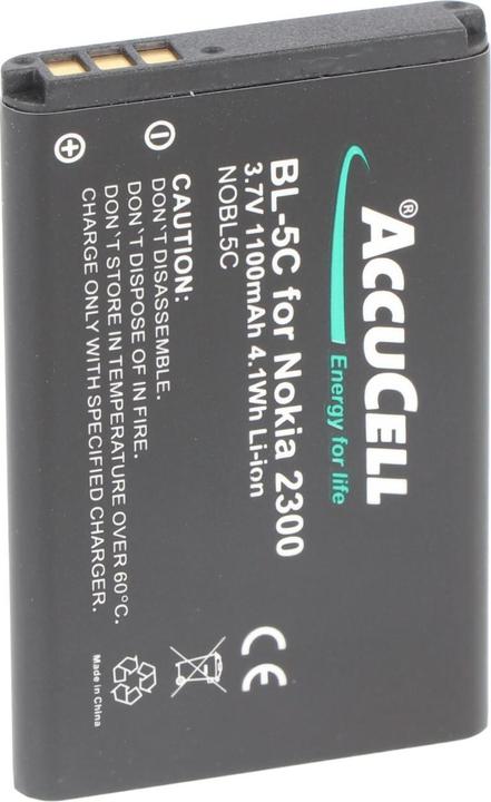 Actual product image XCell Battery Avus MMDR 12, V2 Nokia BL-5C, 1000059, BS-16, MP-S-A1