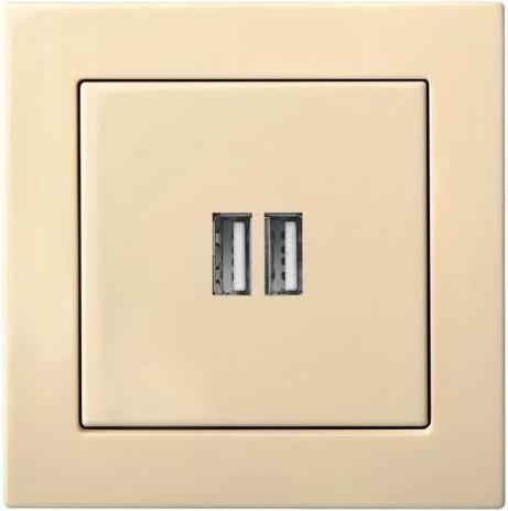 Produktbild Liregus CHARGER USB ĮUK-2-01 2VT 3.4A SANDY EPS