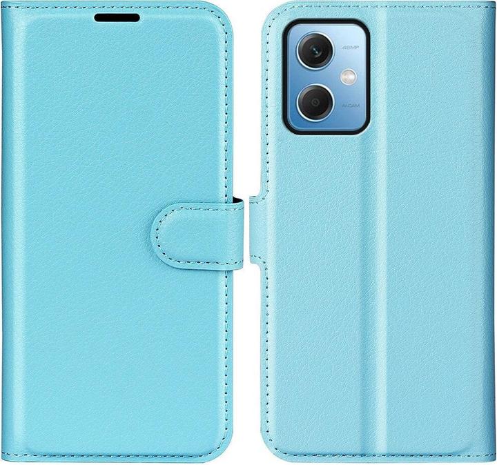 Actual product image Cover-Discount Xiaomi Poco X5 - Leather Case Cover blue (Xiaomi Poco X5, Xiaomi Redmi Note 12 5G)