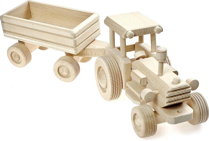 Image du produit Holzecke Tracteur Max avec remorque Jouets en bois