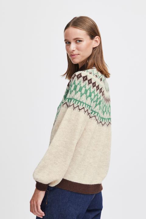 Actual product image B.young BYMARITNE JACQUARD JUMPER - 20813540 (M)