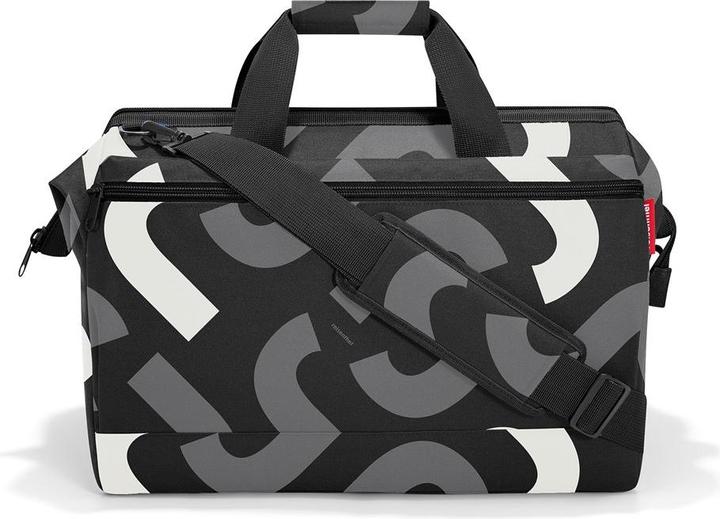 reisenthel Allrounder L Pocket Bold Signature Grey – Vielseitige Doktortasche für Reise, Arbeit und