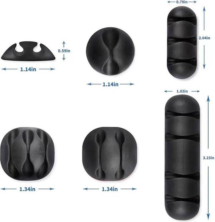 Produktbild Swissten Cable Managment (Set 10 Pcs)