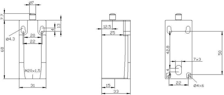 Produktbild Siemens SIEM Service-Box 3SX5110-0BKPositionsschalter aus Kunststoff