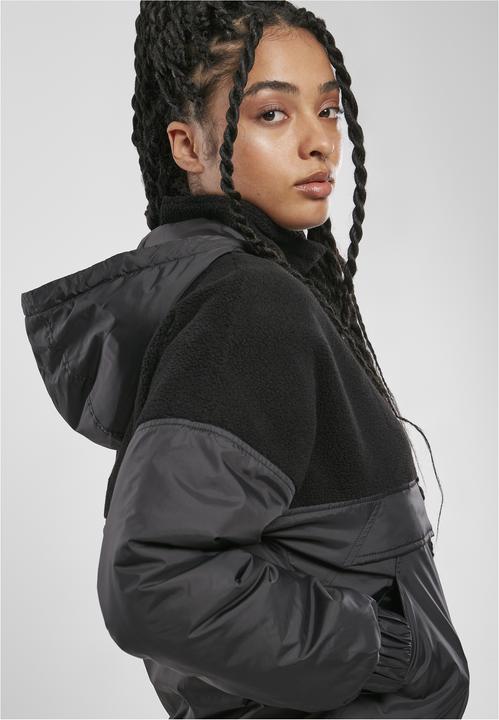 Immagine prodotto Urban Classics Giacca Sherpa Mix Pull Over da donna (XL)