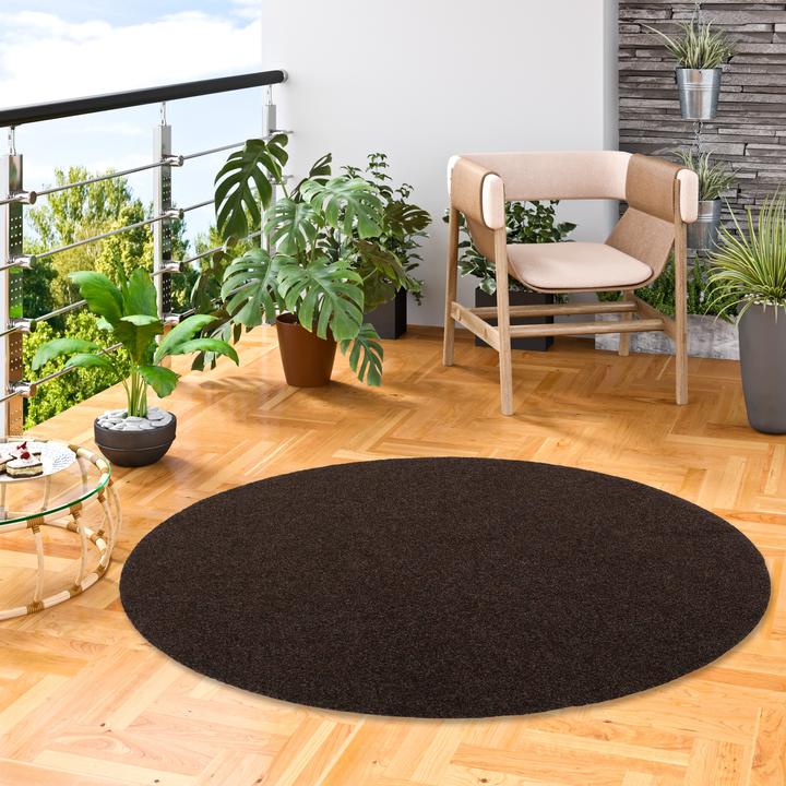 Produktbild Snapstyle Kunstrasen Rasenteppich mit Noppen Kingston Rund (133 x 133 cm)