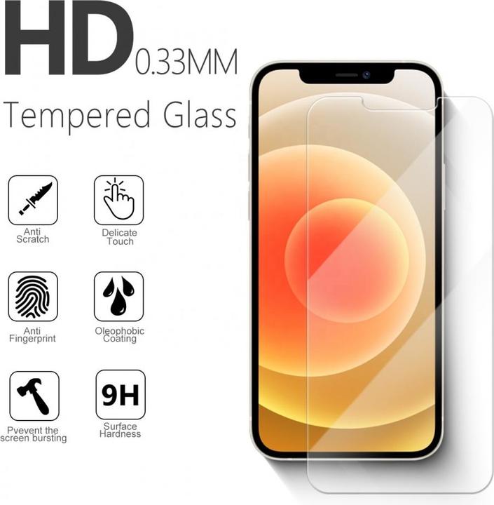 Actual product image Screenguard Armoured Glass Screen Protector (1 Piece, Apple iPhone 13 mini)