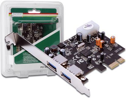 Image du produit Digitus DS-30220, Carte USB 3.0 PCI-E x1 avec 2 ports