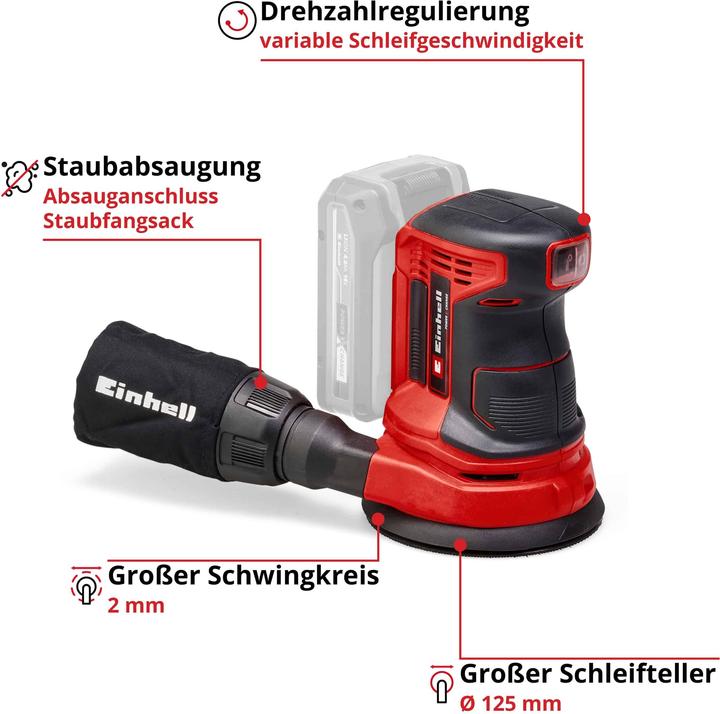 Actual product image Einhell TE-RS 18 Li (Eccentric grinder, 0 W)