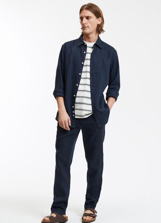 Immagine prodotto La Redoute Collections Camicia dritta in lino con maniche lunghe Signature (XL)