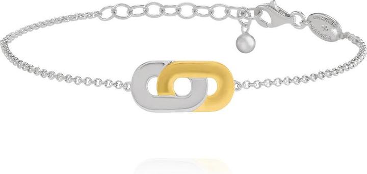 Charles Garnier Zweifarbiges Armband aus 925er Silber von (Silber)