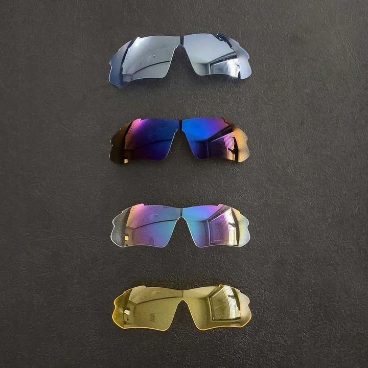 Actual product image Rockbros 10003 polarised cycling glasses - black (Black, Black)