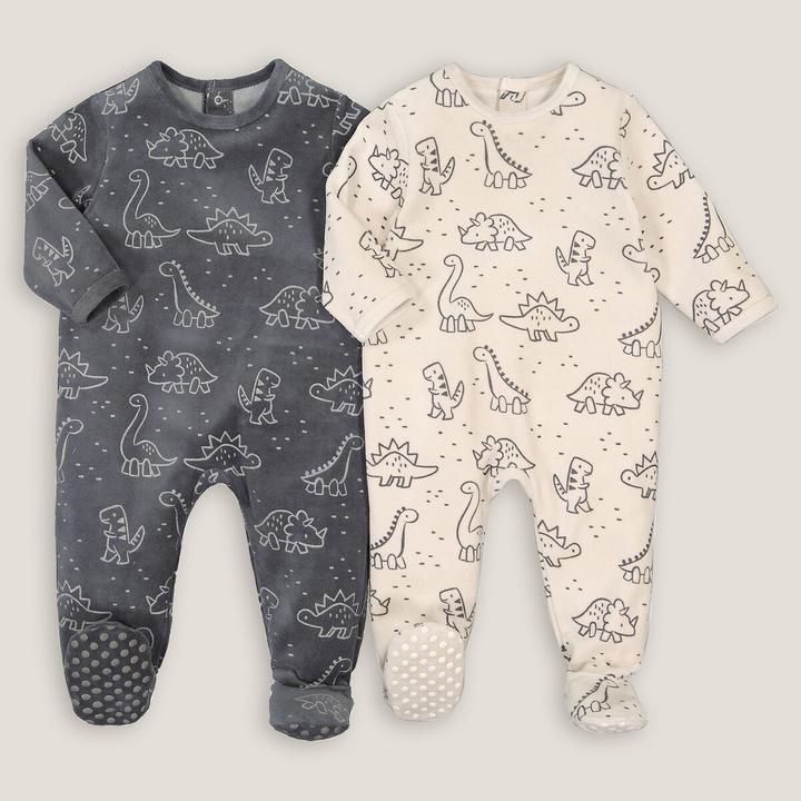 Produktbild La Redoute Collections 2er-Pack Baby-Schlafanzüge (62)