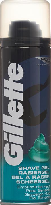 Actual product image Gillette Sensitive shaving gel (200 ml, Shaving gel)