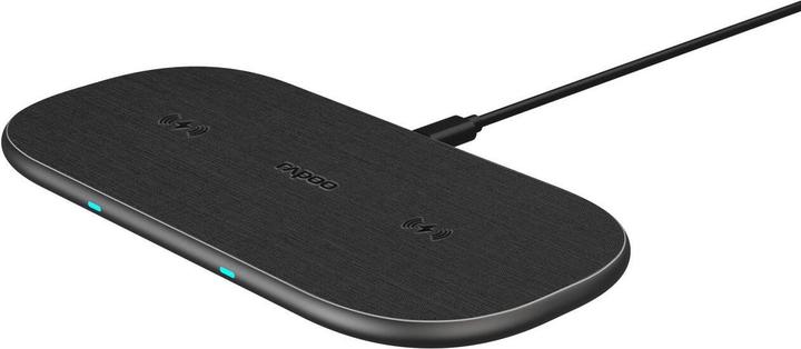 Productafbeelding Rapoo QI Dual Wireless Charging Pad XC260, 20W, Grijs (10 W)