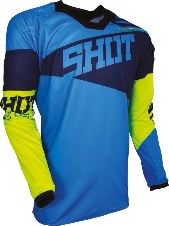 Shot CONTACT INFINITE Jersey blau-neon gelb L (L)