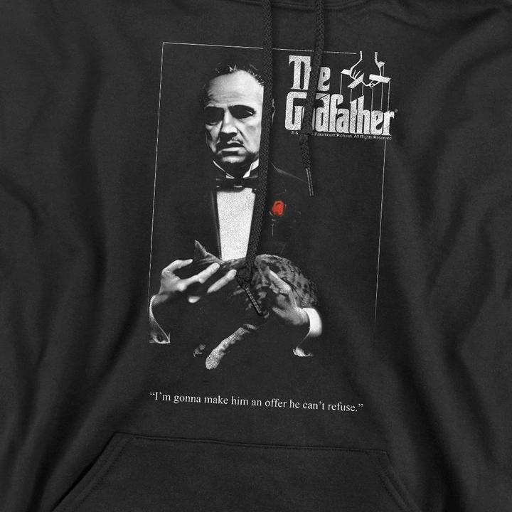Immagine prodotto The Godfather Felpa con Cappuccio Poster Uomo (M)