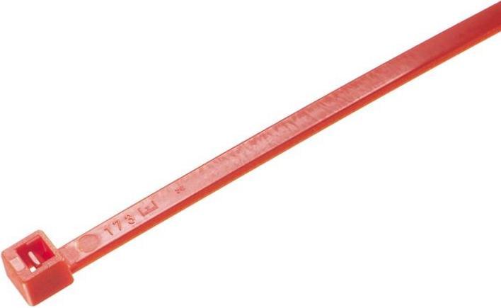 Actual product image Elematic CABLE TIE 3.5X200 5214/C RE RED (100) (100 pcs.)