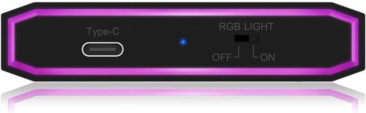 Produktbild Icy Box Beleuchtetes Gehäuse für 2,5” SATA SSD (2.5")