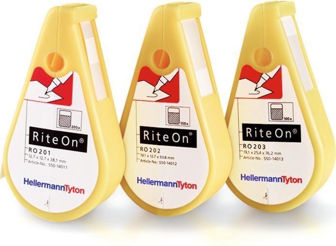 Produktbild HellermannTyton Kabelmarkierer Spender Rite-On 12,7x38mm