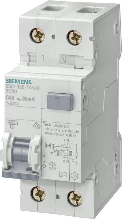 Siemens FI-Schutzschalter 1polig 16 A