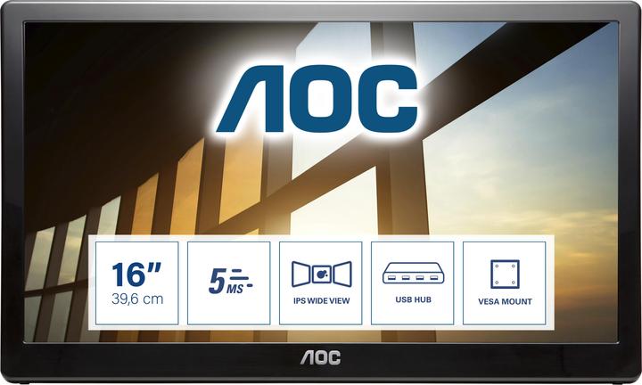 Image du produit AOC I1659fwux (1920 x 1080 pixels, 15.60")