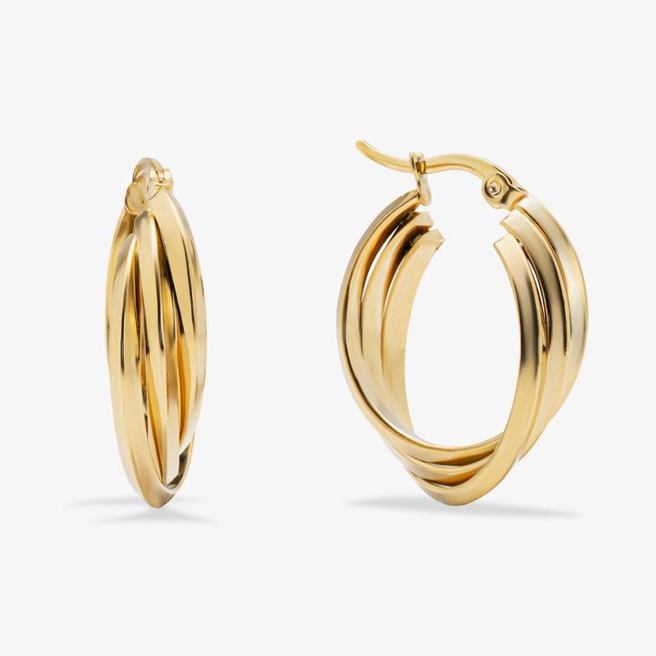 Sensora Jewelry Malta Hoops Ohrringe (Edelstahl)