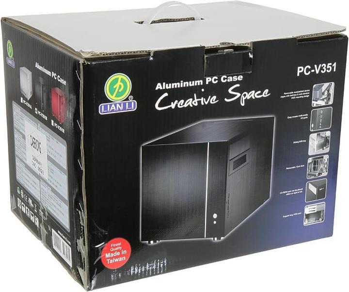 Actual product image Lian-Li Pc-V351b (mATX, Mini-ITX)