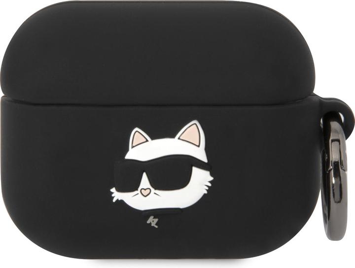 Karl Lagerfeld Airpods Pro Logo NFT Choupette Head Silicone Case (Headphone bag)