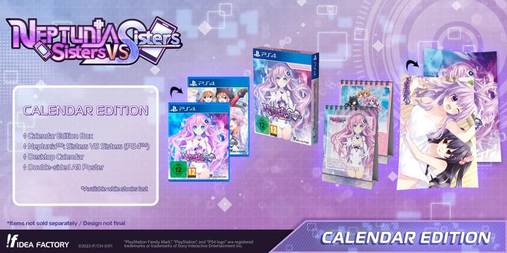 Produktbild Idea Factory Neptunia: Sisters VS Sisters - Calendar Edition (PS4, EN)