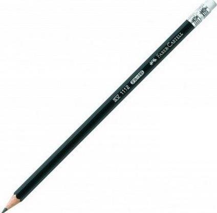 CASTELL 1112 potloden HB zwart met gum 12 st. (12 x)