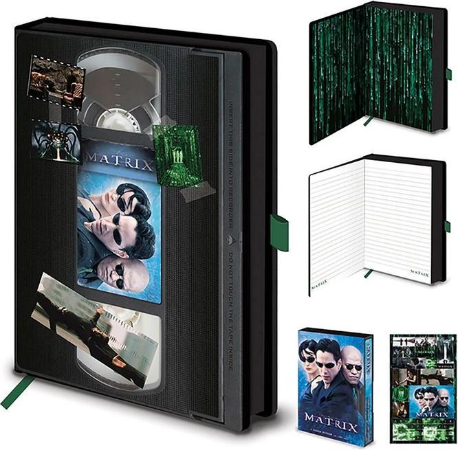 Image du produit Matrix Carnet de notes Vhs A5 (A5, À rayures, Couverture rigide)