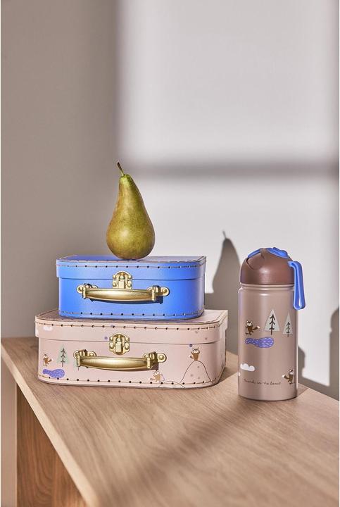 Produktbild Oyoy Spielzeugkoffer Fuchs 2 Stück, Beige, Blau