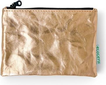 Immagine prodotto Ecocera Papeda Borsa per cosmetici oro rosa