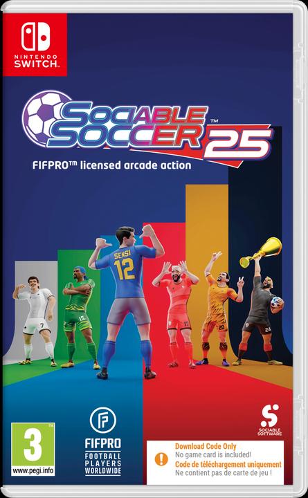 Image du produit Tower Studios Sociable Soccer 25 (Code in Box) (Switch)